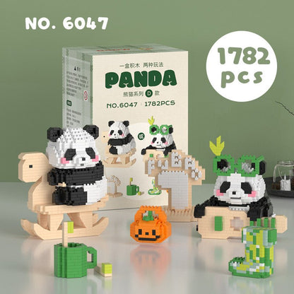 Panda Diary Building Blocks Set