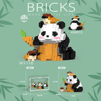 Panda Diary Building Blocks Set