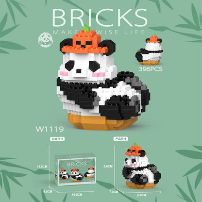 Panda Diary Building Blocks Set