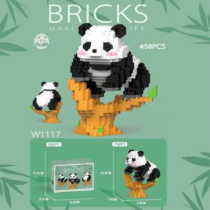 Panda Diary Building Blocks Set