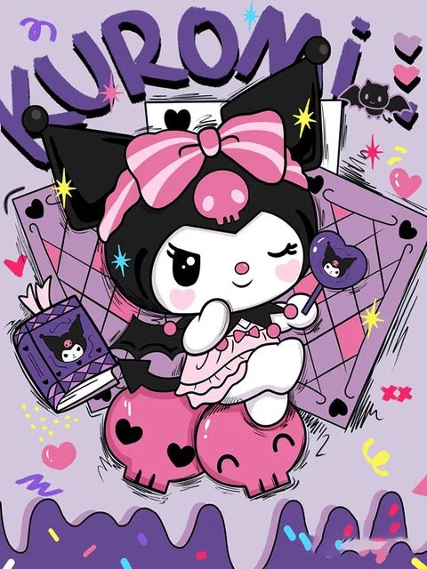 Kuromi Diamond Painting Kit