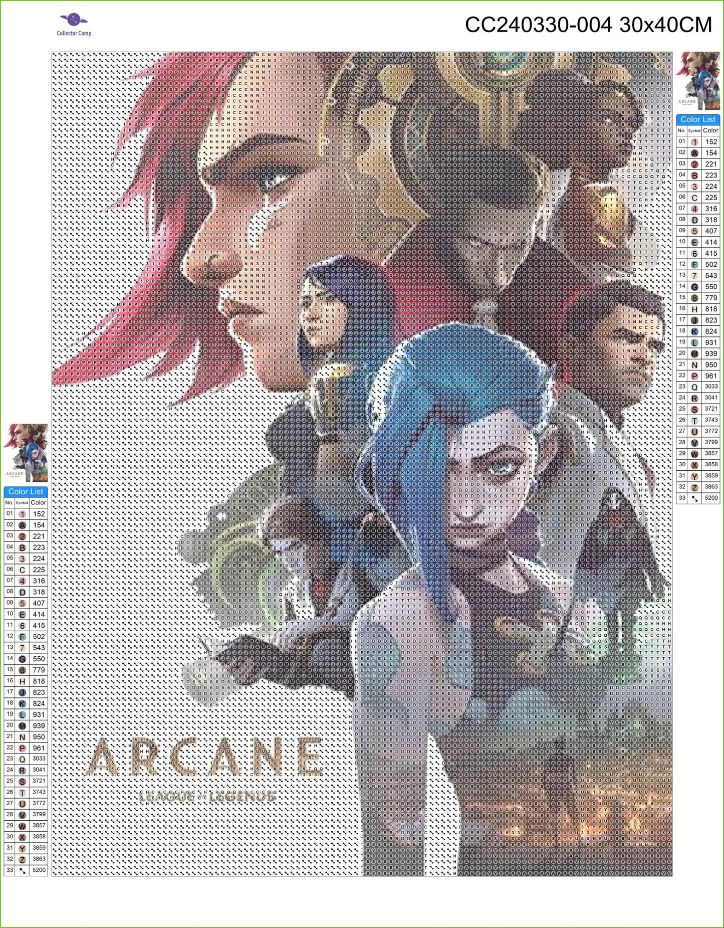 Arcane: League of Legends Diamond Painting Kit