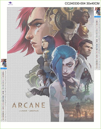 Arcane: League of Legends Diamond Painting Kit