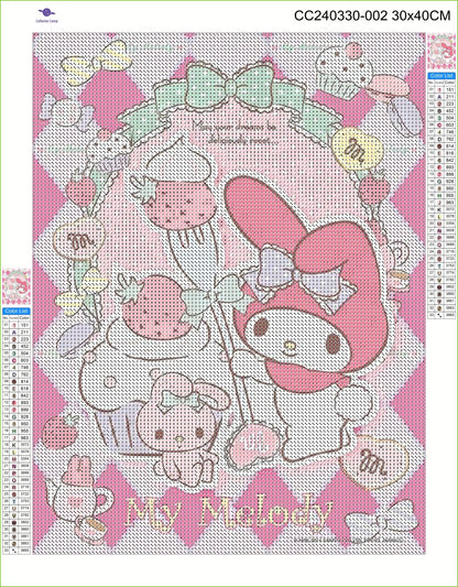 My Melody Sanrio Diamond Painting Kit