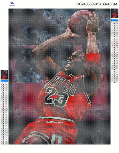 Michael Jordan Fadeaway Diamond Painting Kit