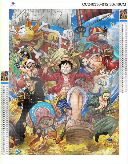 One Piece Diamond Painting Kit