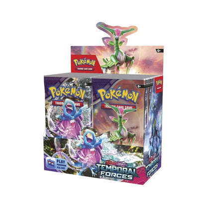 5x Pokémon TCG: Scarlet & Violet-Temporal Forces Booster Pack (5 Pack)