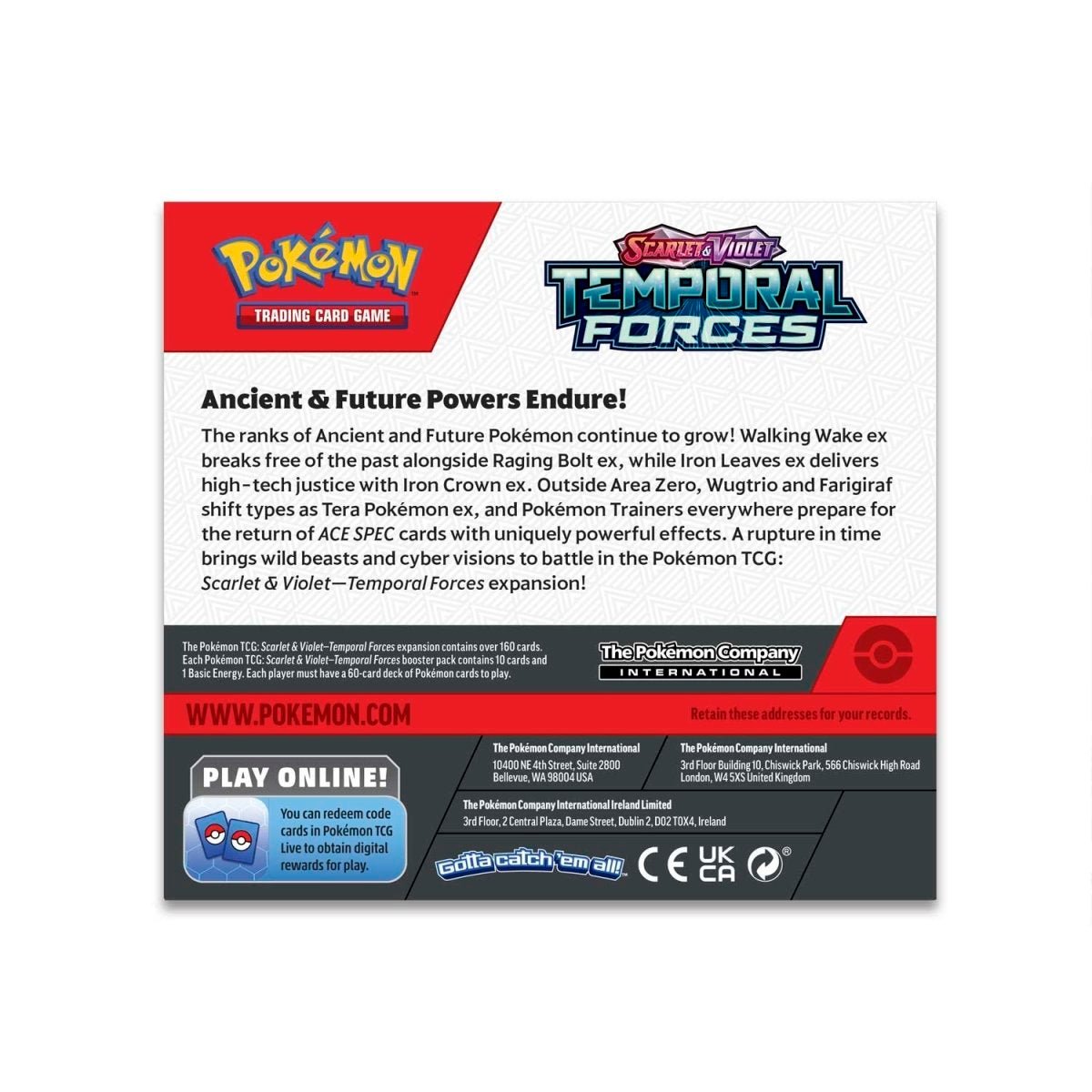 Pokémon TCG: Scarlet & Violet-Temporal Forces Booster Box (36 Packs)