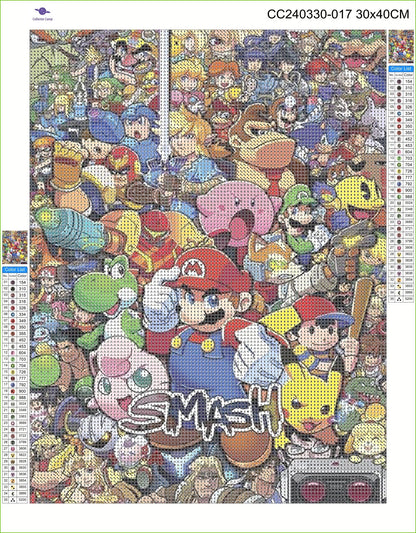 Super Smash Bro Diamond Painting Kit