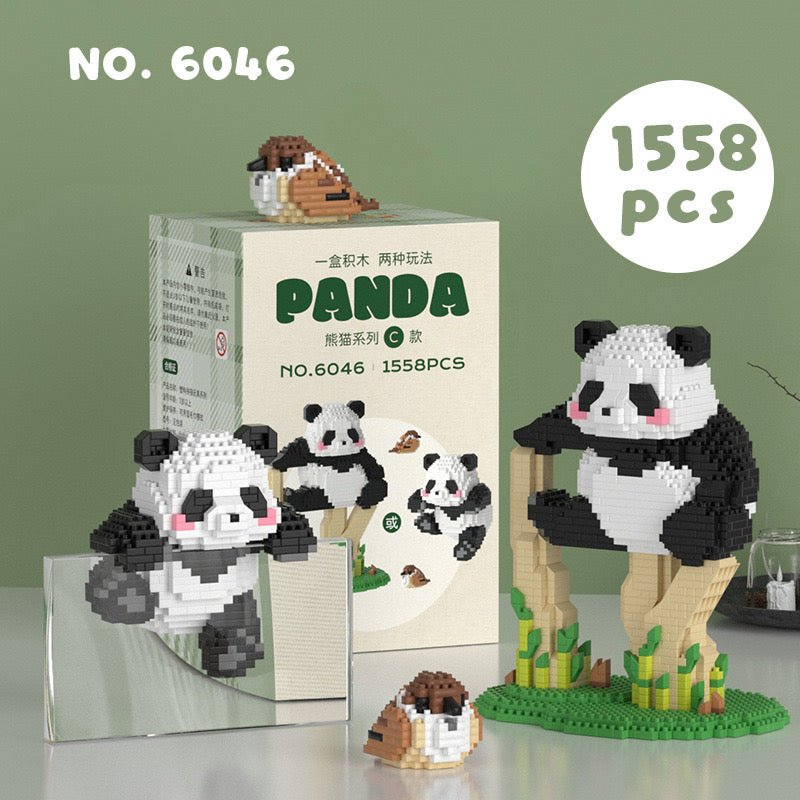 Panda Diary Building Blocks Set