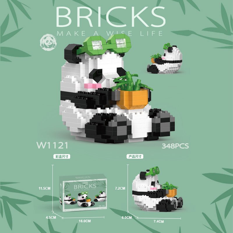 Panda Diary Building Blocks Set