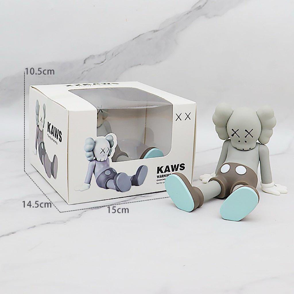 KAWS - Kaws Figures, Standing, Sitting, Laying and Crying Sculpture 7in